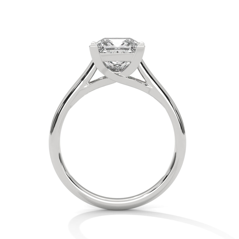 1.5 CT Princess Cut Lab Diamond Engagement Ring for Women - Image 8