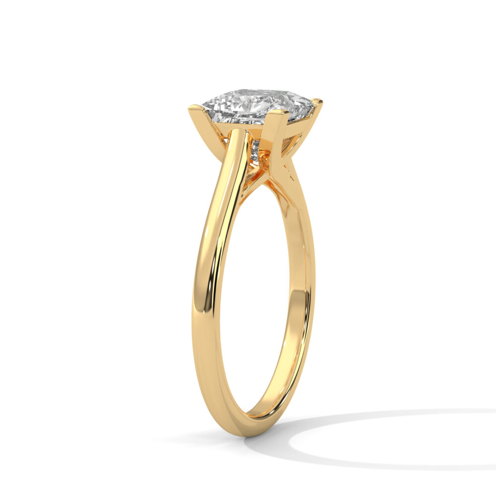 1.5 CT Princess Cut Lab Diamond Engagement Ring for Women - Image 4