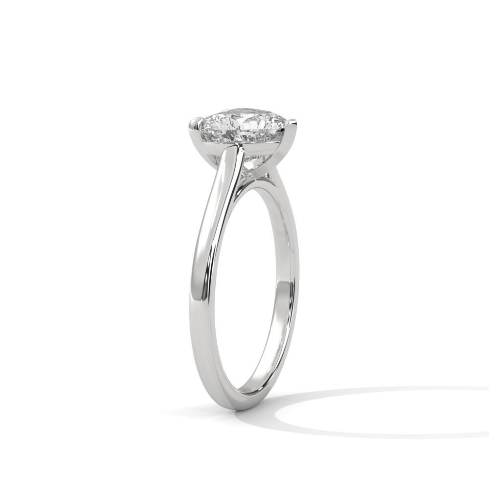 1 CT Heart Lab Grown Diamond Engagement Ring - Image 12