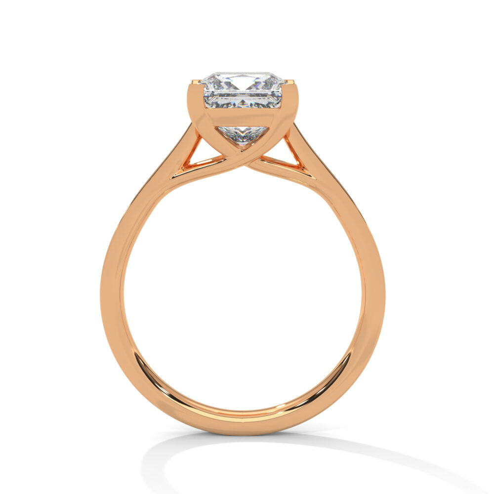 1.5 CT Princess Cut Lab Diamond Engagement Ring for Women - Image 8