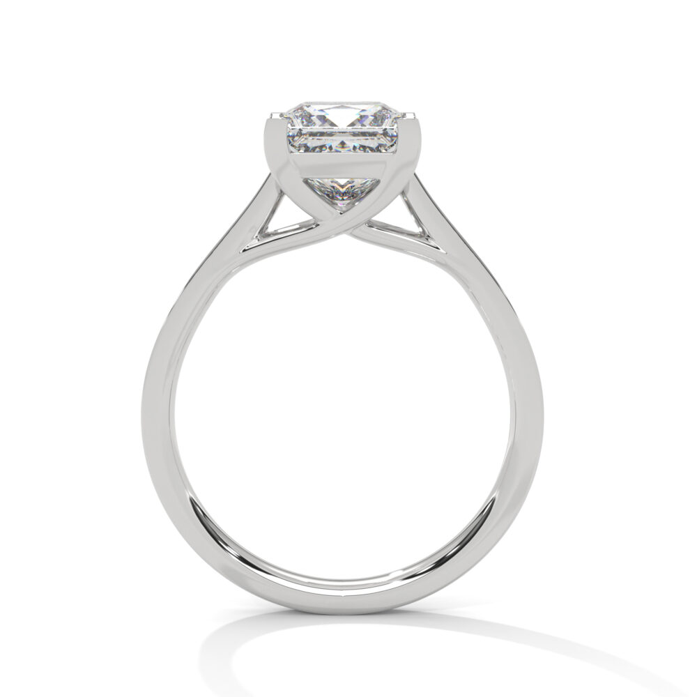 1.5 CT Princess Cut Lab Diamond Engagement Ring for Women - Image 4