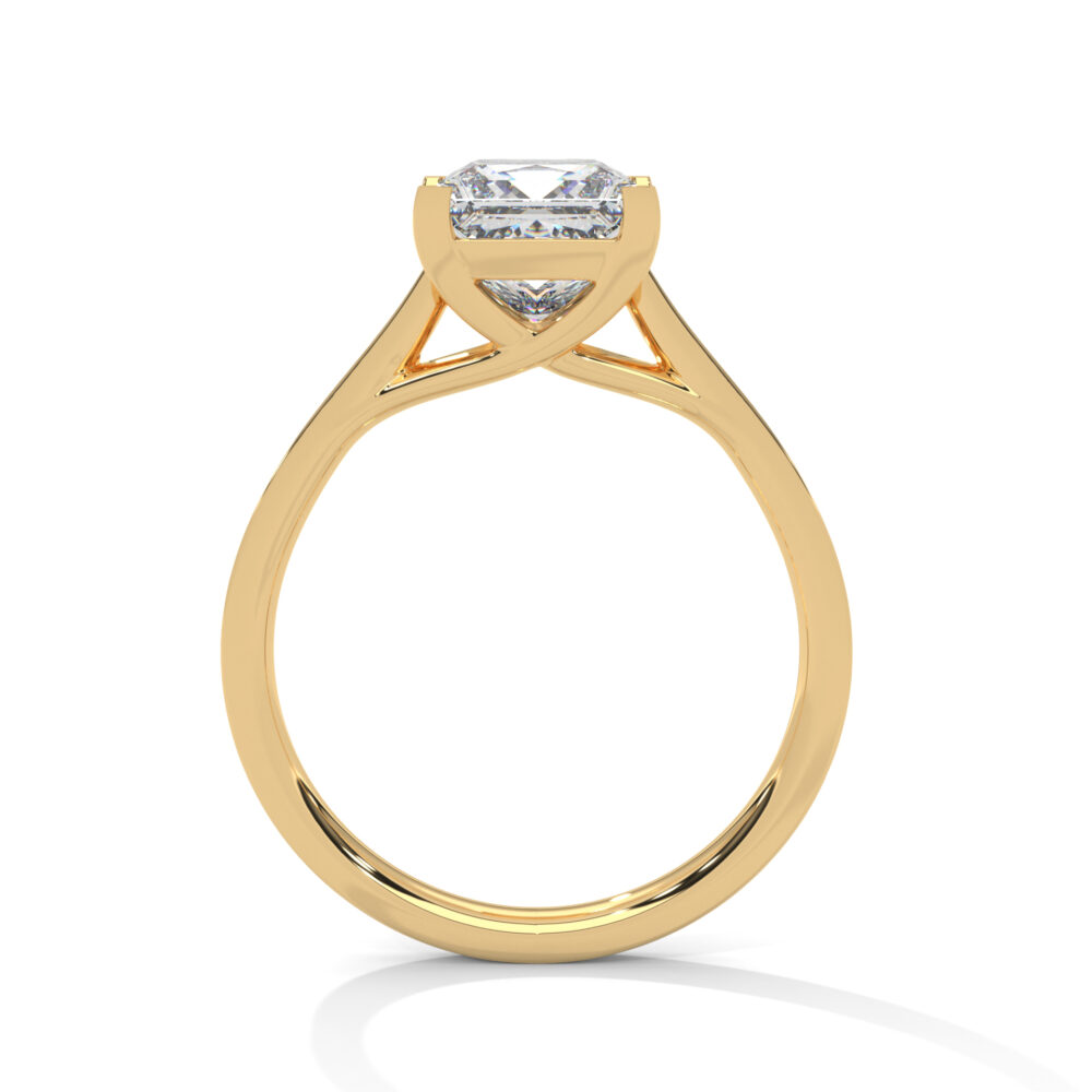 1.5 CT Princess Cut Lab Diamond Engagement Ring for Women - Image 11