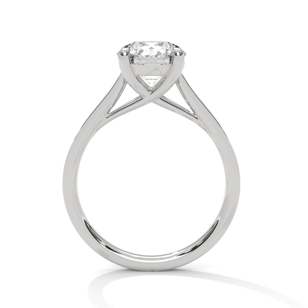 2 CT Round Lab Grown Diamond Engagement Ring - Image 10