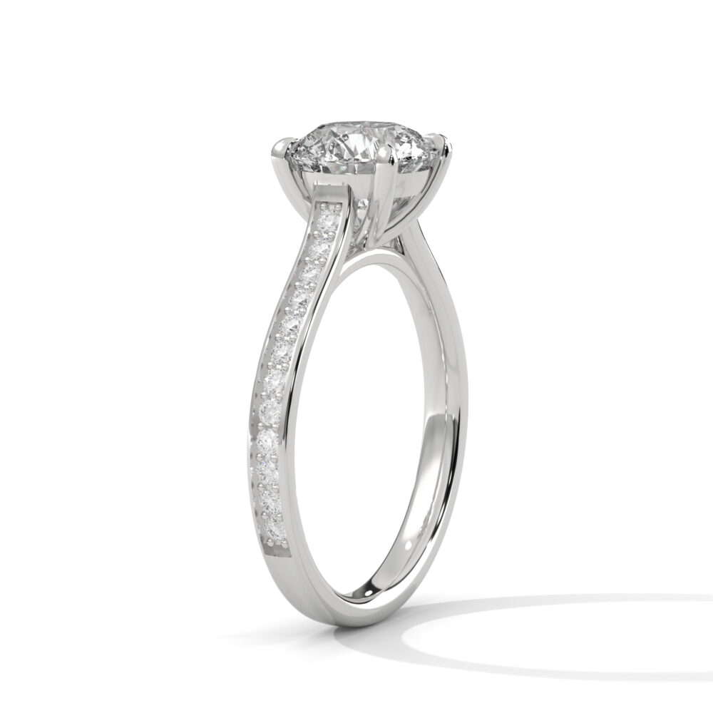 .80 CT Round Lab Grown Eco Friendly Diamond Ring for Women - Image 10