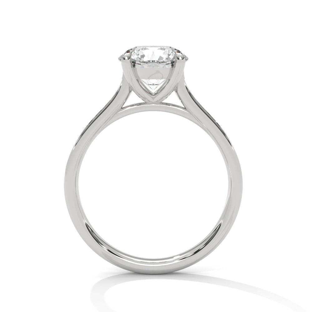 .80 CT Round Lab Grown Eco Friendly Diamond Ring for Women - Image 11