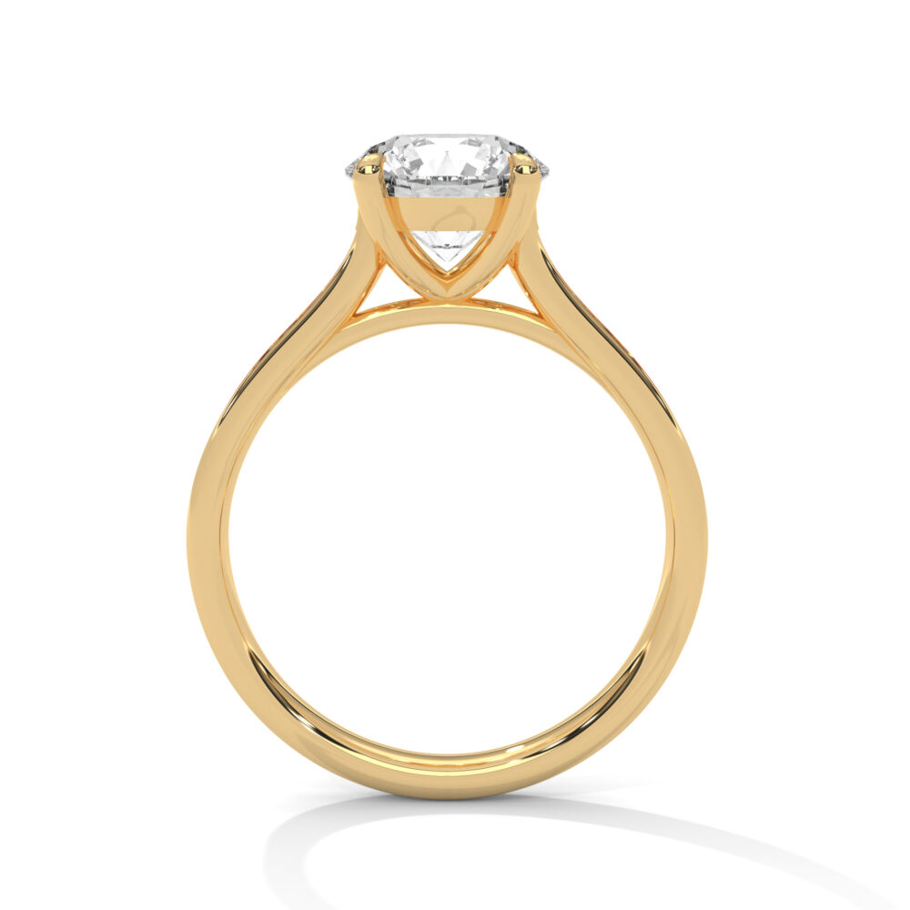 .80 CT Round Lab Grown Eco Friendly Diamond Ring for Women - Image 3