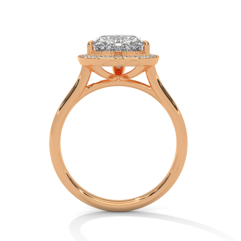 1 CT Heart Lab Grown Diamond Engagement Ring for Women - Image 7