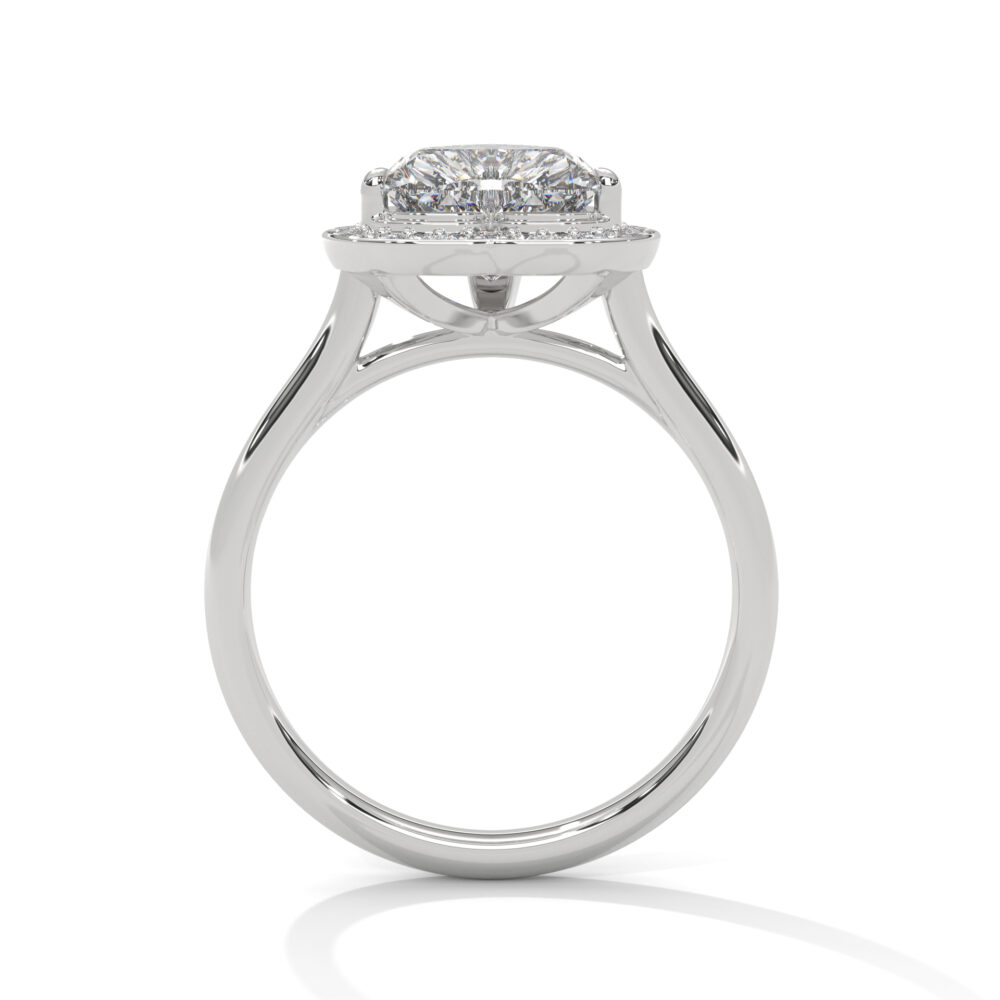 1 CT Heart Lab Grown Diamond Engagement Ring for Women - Image 4