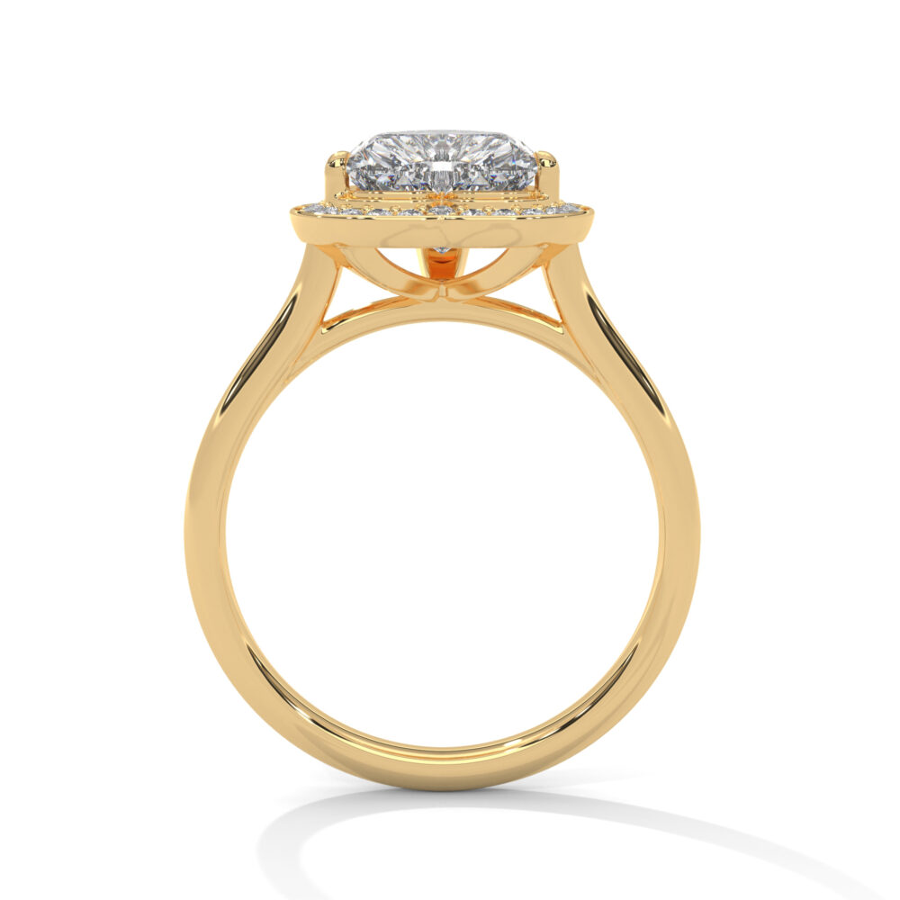 1 CT Heart Lab Grown Diamond Engagement Ring for Women - Image 10