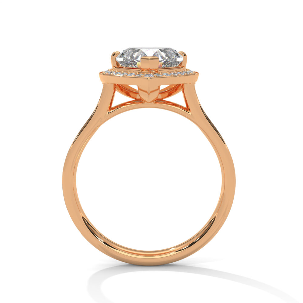 1.5 CT Heart Lab Grown Diamond Engagement Ring for Women - Image 7