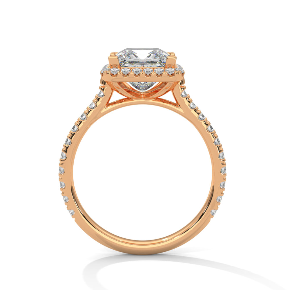 1.5 CT Princess Cut Lab Diamond Engagement Ring for Women - Image 8