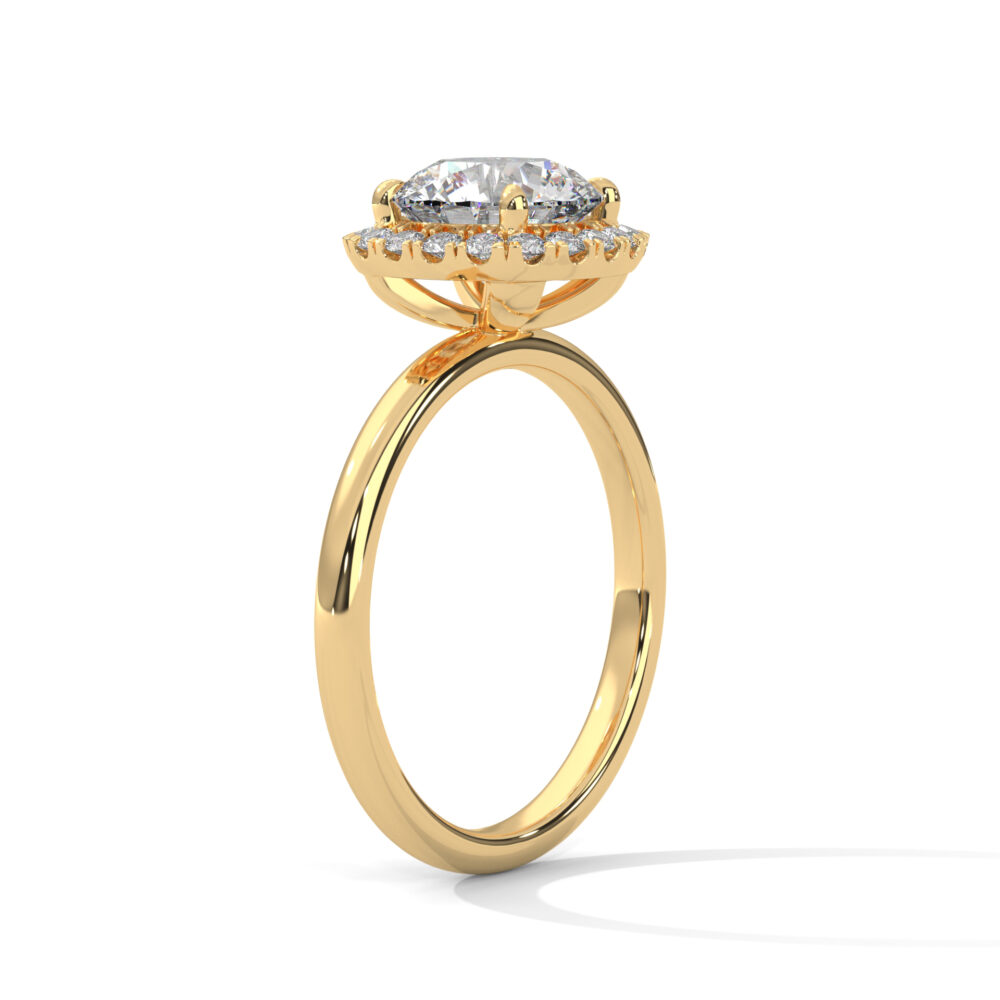 2 CT Round Lab Grown Eco Friendly Diamond Engagement Ring - Image 11