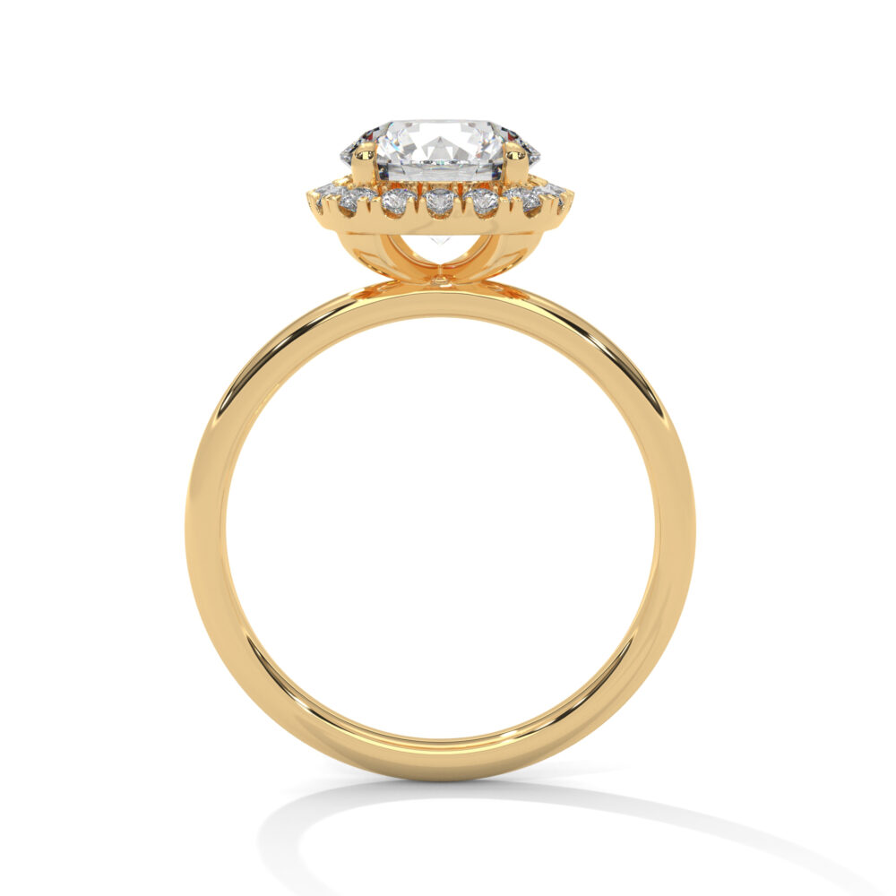 2 CT Round Lab Grown Eco Friendly Diamond Engagement Ring - Image 10