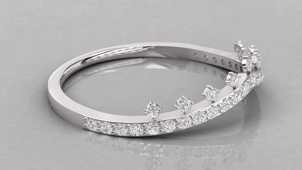 Round Lab Grown Diamond Wedding Band - Image 5