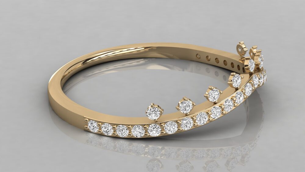 Round Lab Grown Diamond Wedding Band - Image 2