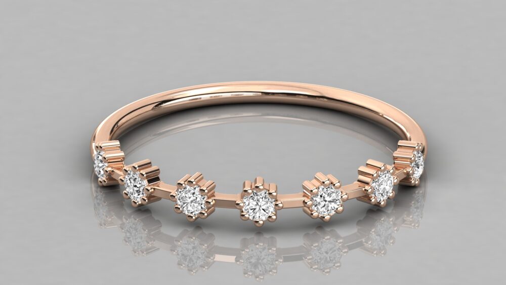 Round Lab Grown Diamond Engagement Ring