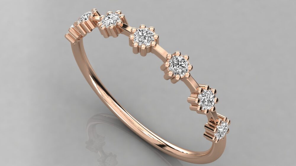 Round Lab Grown Diamond Engagement Ring - Image 8