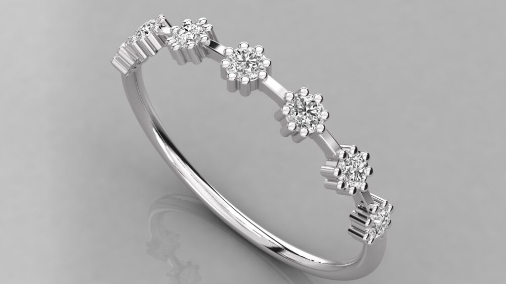 Round Lab Grown Diamond Engagement Ring - Image 2