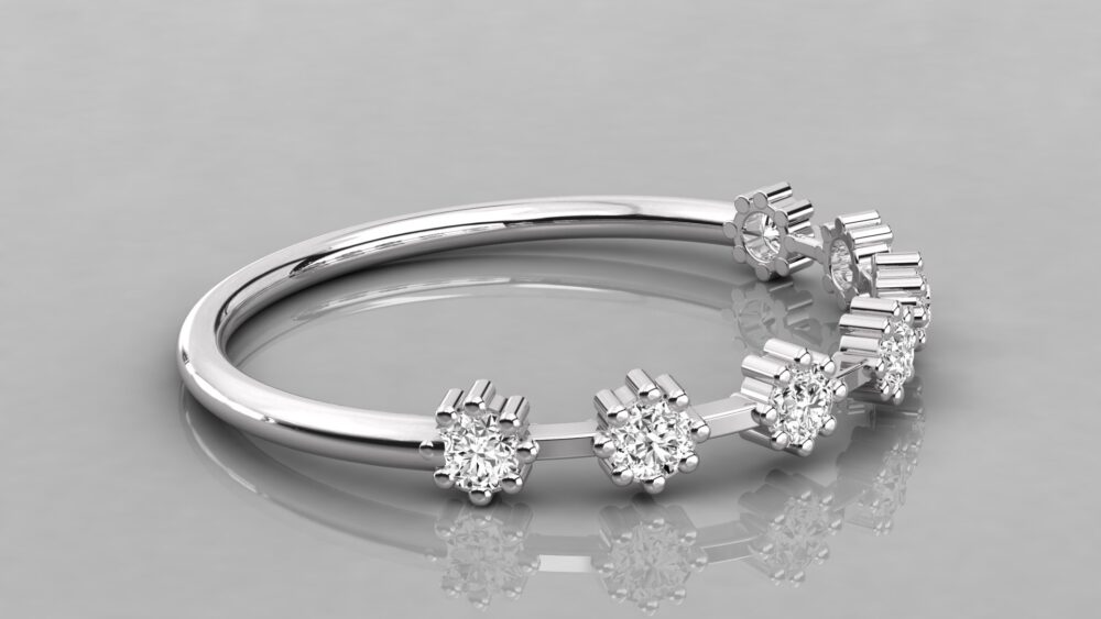 Round Lab Grown Diamond Engagement Ring - Image 3