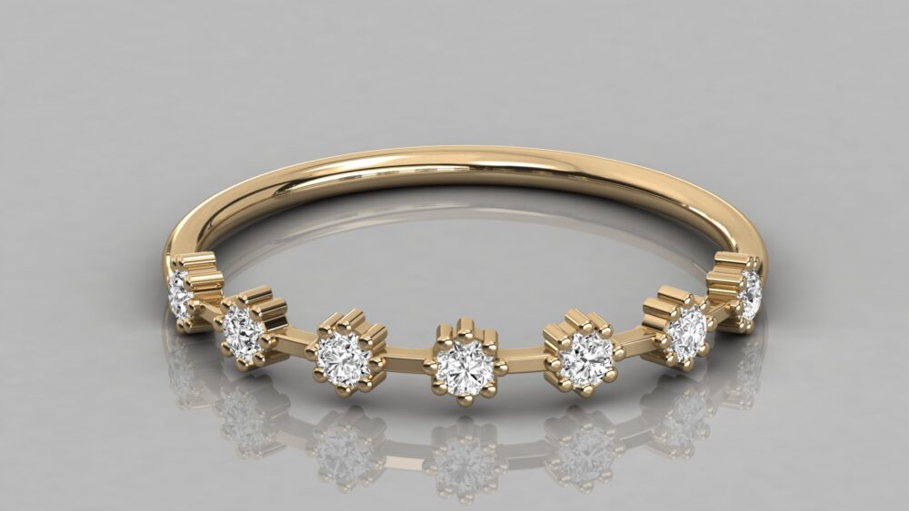 Round Lab Grown Diamond Engagement Ring - Image 4
