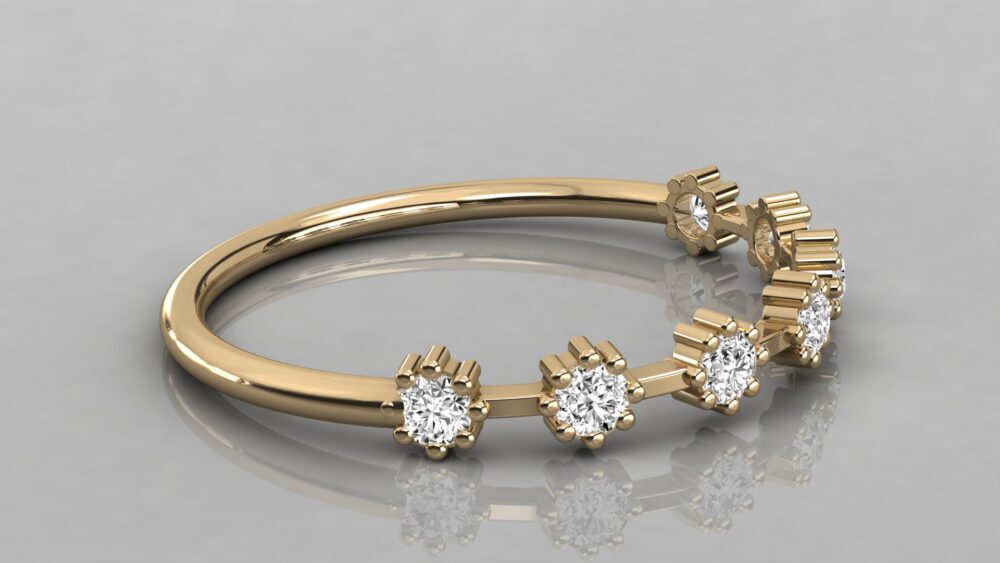 Round Lab Grown Diamond Engagement Ring - Image 6