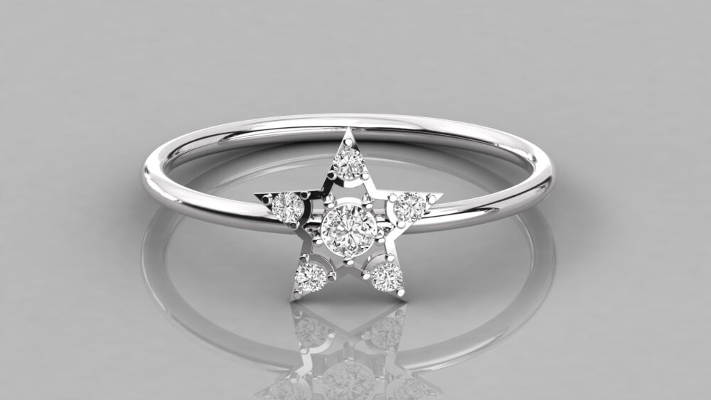 Star Lab Grown Diamond Ring - Image 4