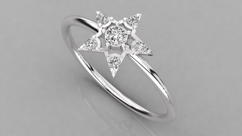 Star Lab Grown Diamond Ring - Image 5
