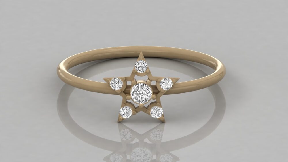 Star Lab Grown Diamond Ring - Image 7