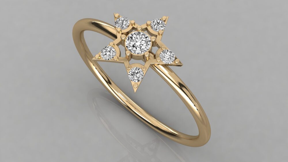 Star Lab Grown Diamond Ring - Image 8