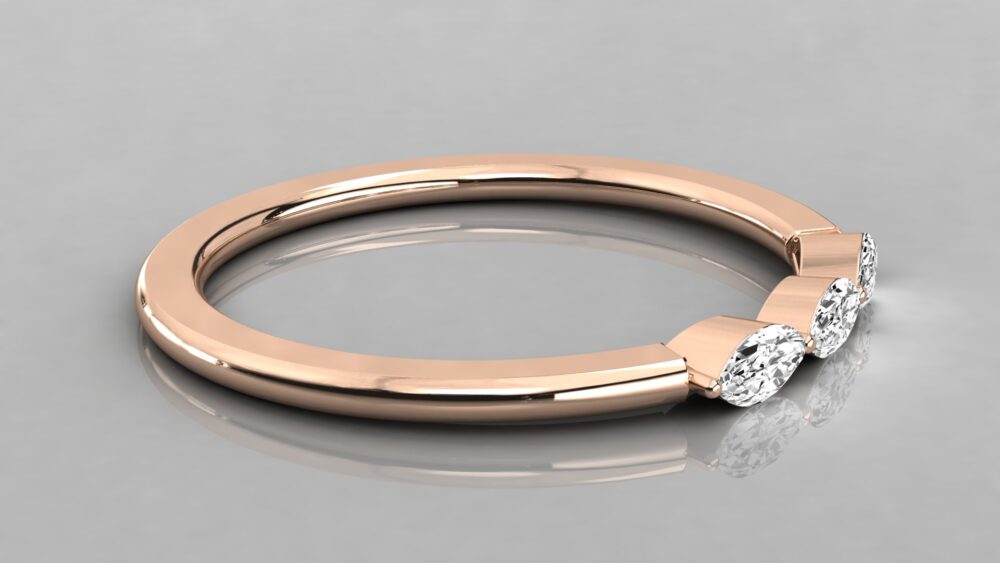 Marquise Lab Grown Diamond Ring - Image 3