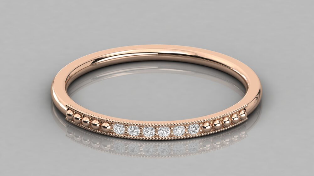 Round Close Lab Grown Diamond Ring