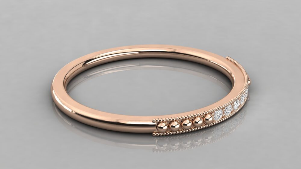 Round Close Lab Grown Diamond Ring - Image 3
