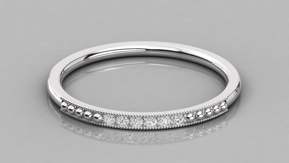 Round Close Lab Grown Diamond Ring - Image 4