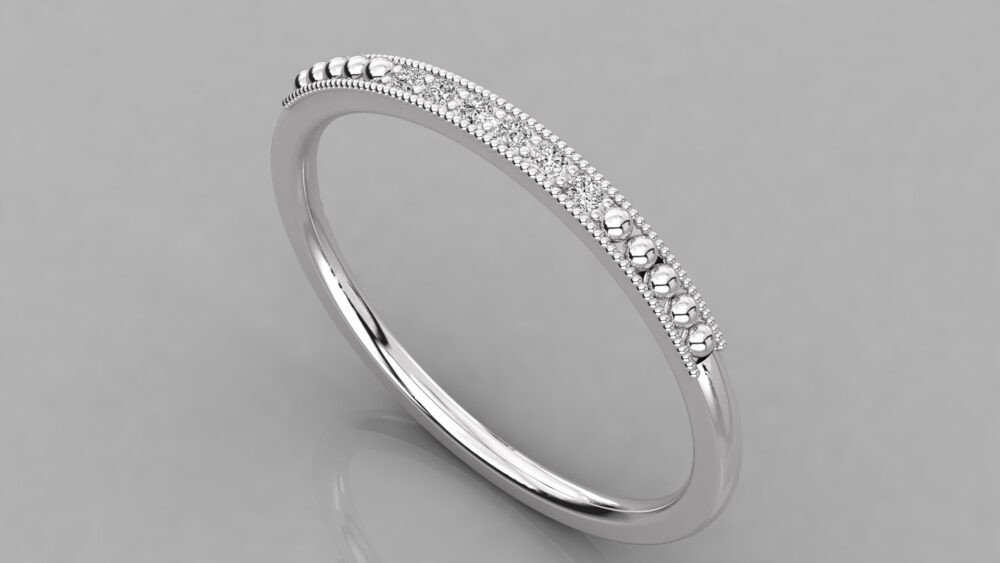Round Close Lab Grown Diamond Ring - Image 5