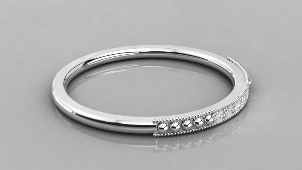 Round Close Lab Grown Diamond Ring - Image 6