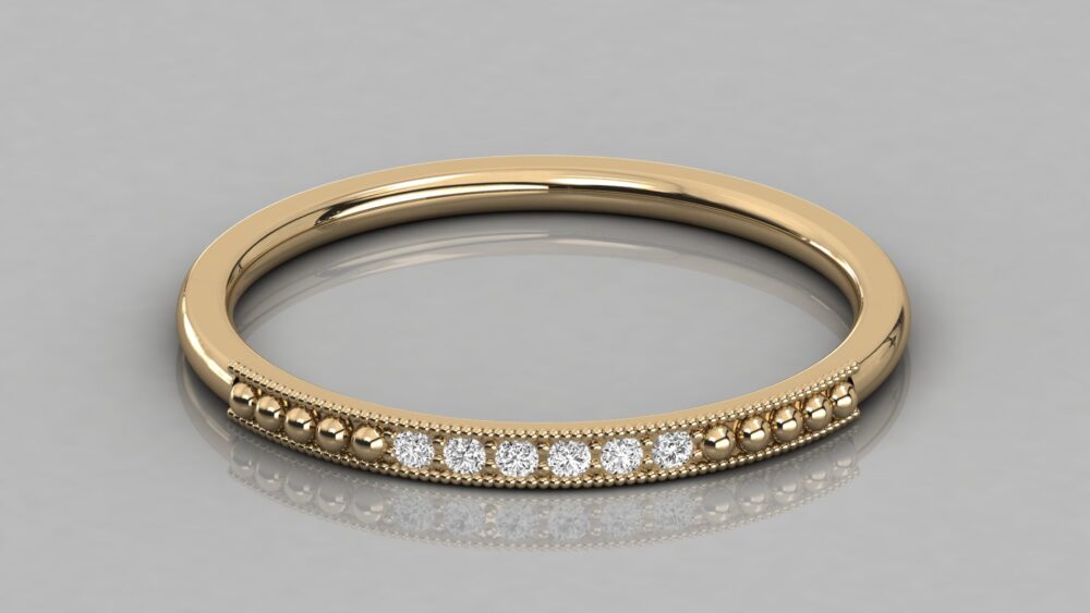 Round Close Lab Grown Diamond Ring - Image 7