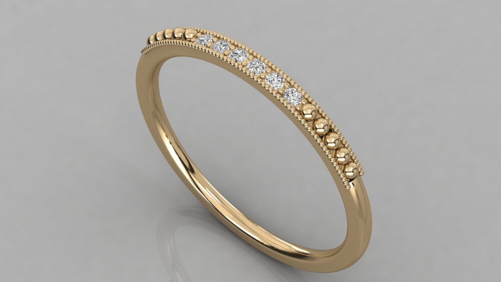 Round Close Lab Grown Diamond Ring - Image 8
