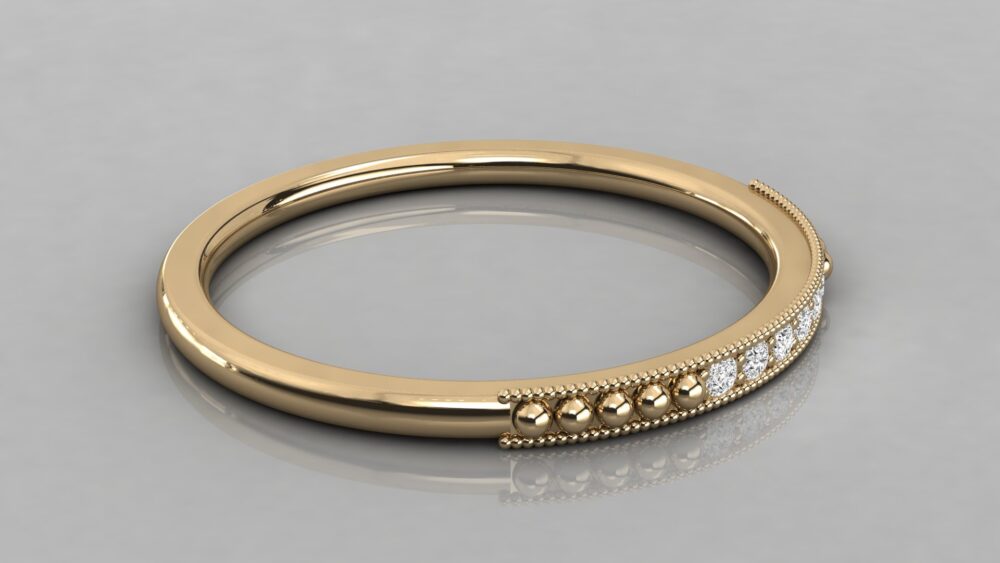 Round Close Lab Grown Diamond Ring - Image 9