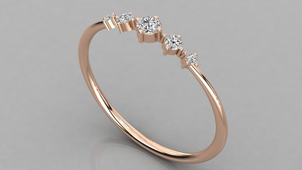 Round Close Lab Grown Diamond Ring - Image 2