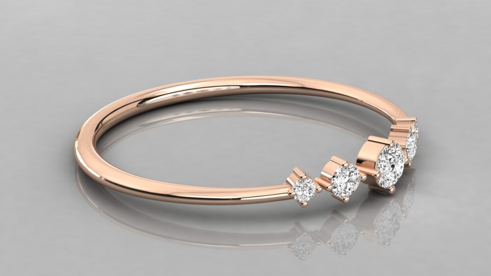 Round Close Lab Grown Diamond Ring - Image 3