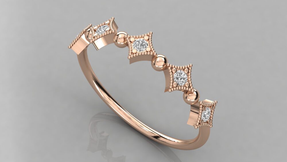 Round Lab Grown Diamond Ring