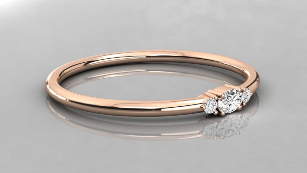 Oval Cut Lab Grown Diamond Ring - Image 3
