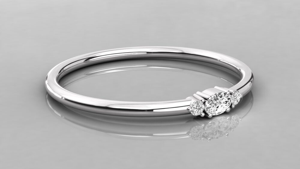Oval Cut Lab Grown Diamond Ring - Image 6