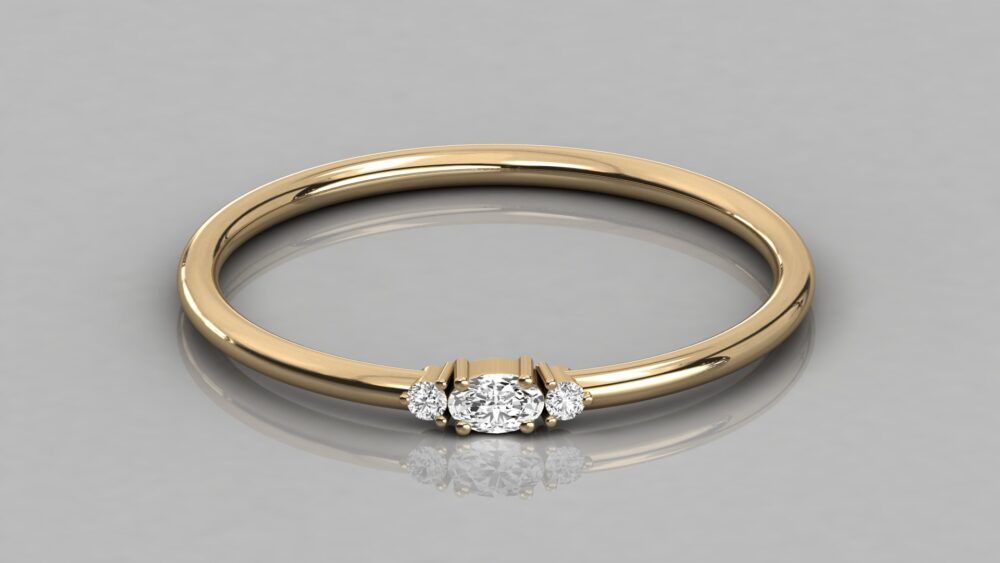 Oval Cut Lab Grown Diamond Ring - Image 7