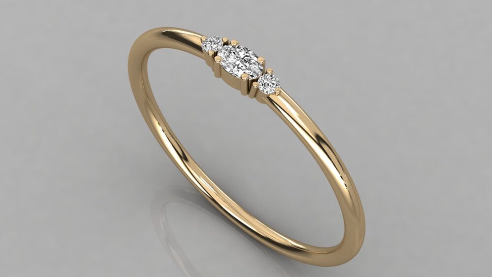 Oval Cut Lab Grown Diamond Ring - Image 8