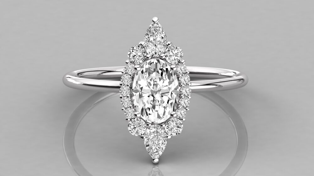.70 CT Oval Cut Lab Grown Diamond Ring - Image 4