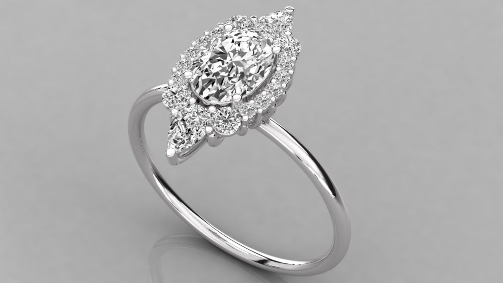 .70 CT Oval Cut Lab Grown Diamond Ring - Image 5