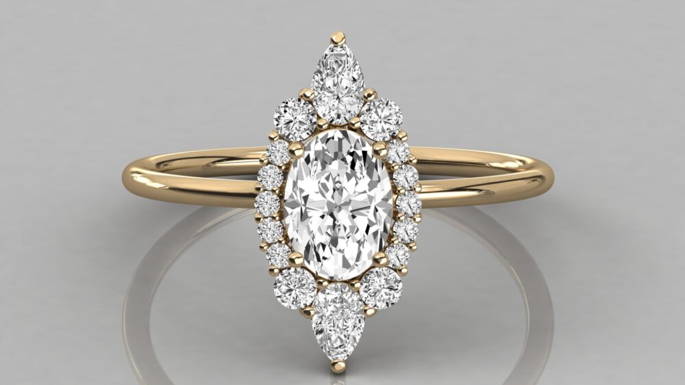 .70 CT Oval Cut Lab Grown Diamond Ring - Image 7