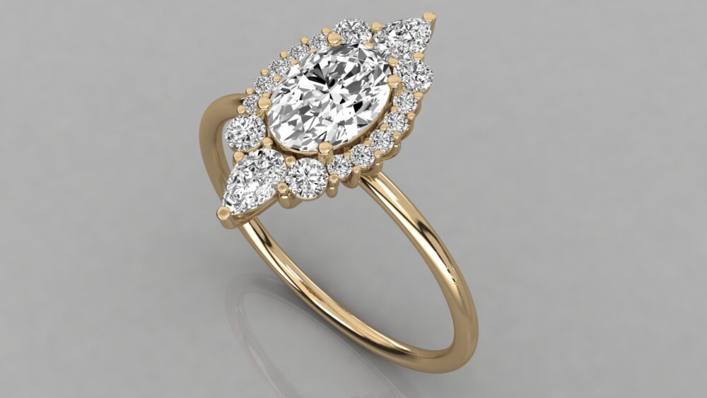 .70 CT Oval Cut Lab Grown Diamond Ring - Image 8