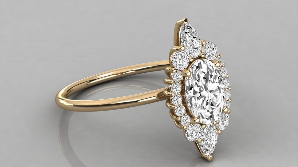 .70 CT Oval Cut Lab Grown Diamond Ring - Image 9